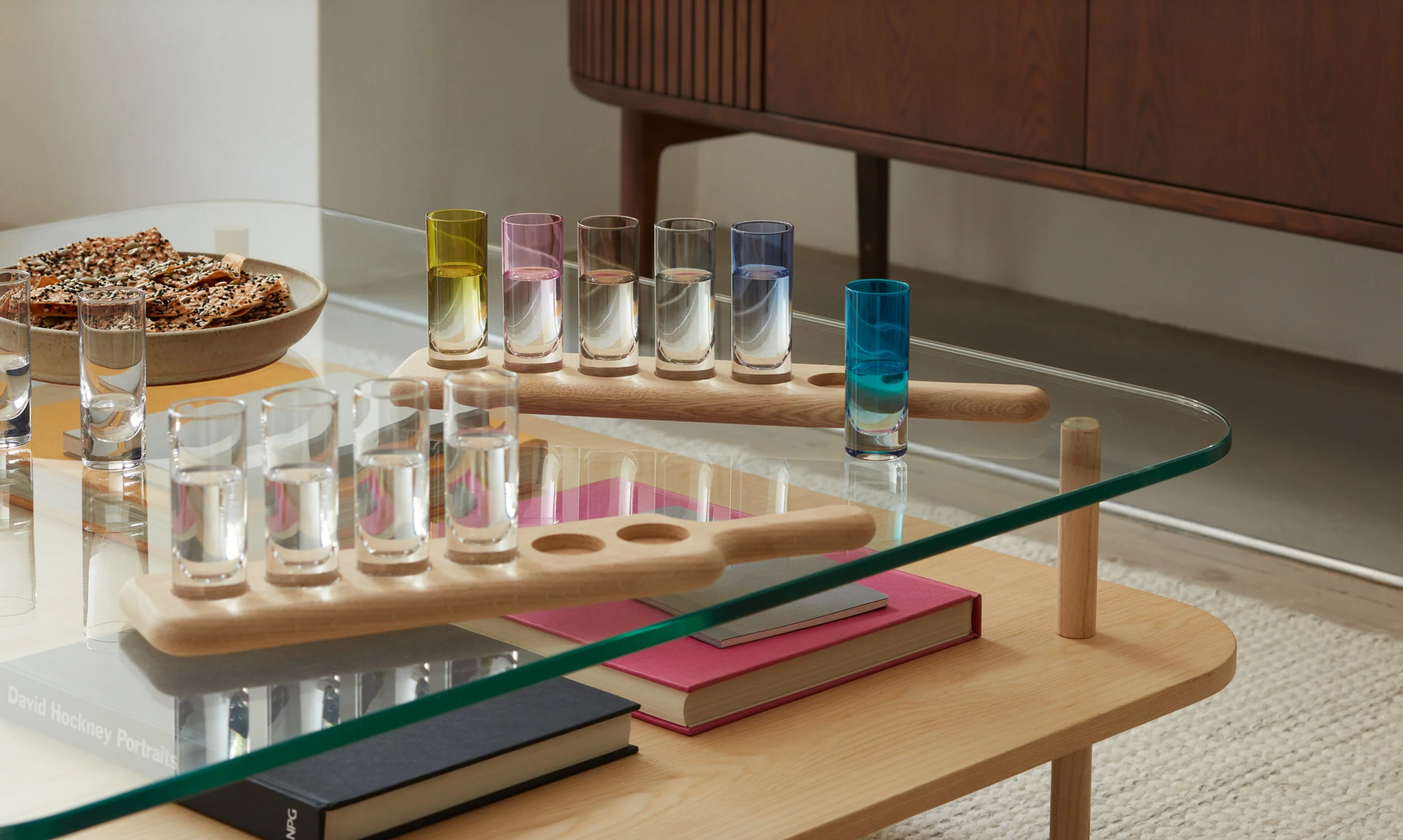 Vodka Set & Oak Paddle - Image 8